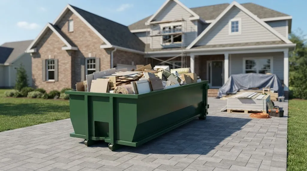 20 yard dumpster rental from our Auburn fleet