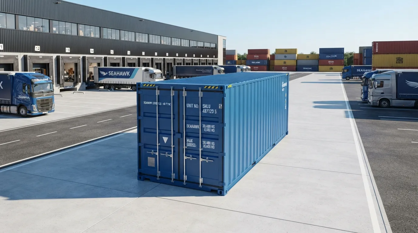 40ft storage container from our Auburn fleet